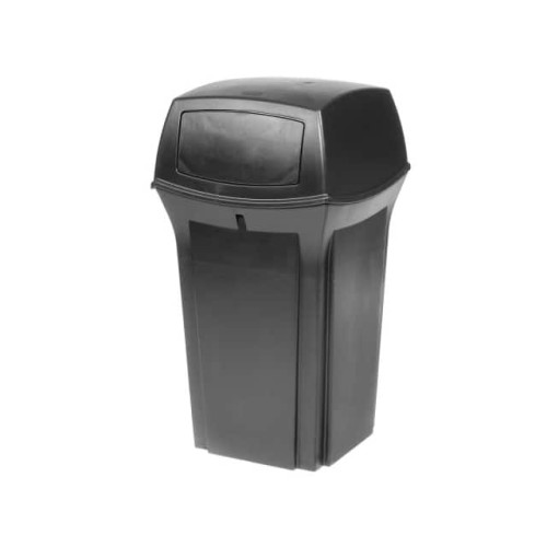 RANGER 2 DOOR OUTDOOR TRASH CAN,