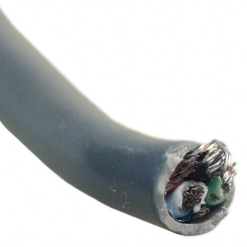 CABLE 4COND 18AWG GRAY SHLD 500'
