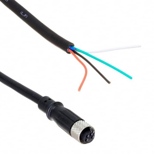 CBL 4POS FMALE TO WIRE 6'