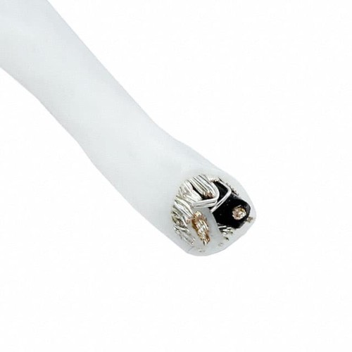 CABLE 2COND 12AWG WHT SHLD 100'
