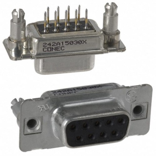 CONN D-SUB RCPT 9POS VERT SLDR