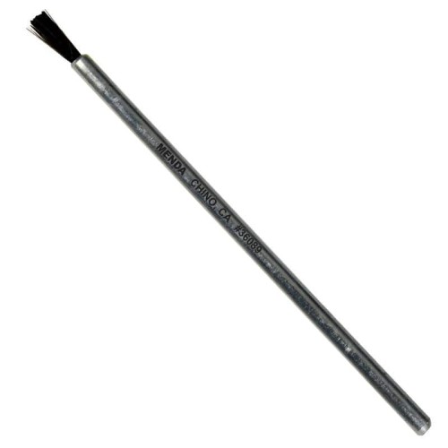 ESD BRUSH, CONDUCTIVE, ROUND ALU