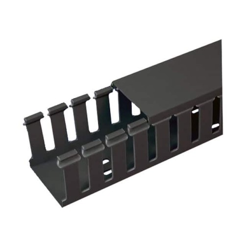 WIRE DUCT SLOTTED SCREW 6' BLACK