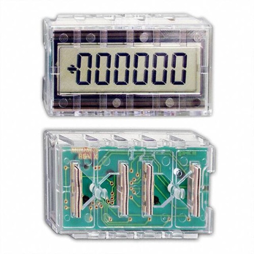 COUNTER LCD 6 CHAR 2.5-6V SNAP