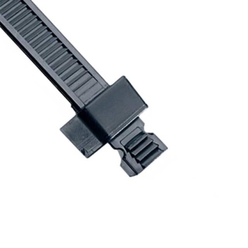 CBL TIE 2PC LOCK BLACK 18LB 5.5"