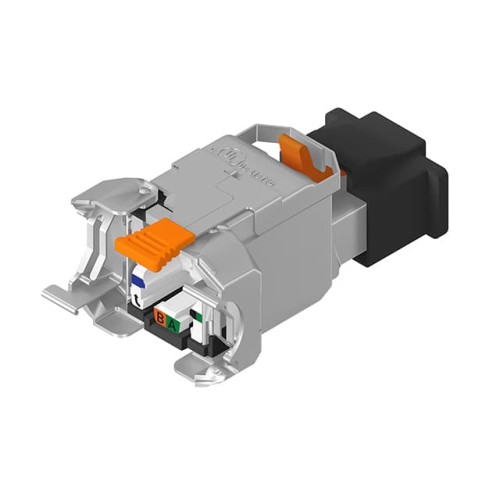PLUG CAT 5E-6-6A STP RJ45