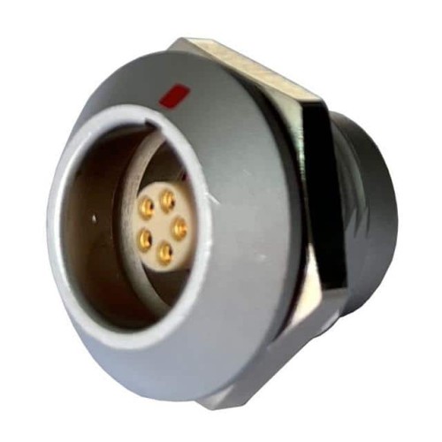 CONN RCPT FMALE 5P GOLD SLDR CUP