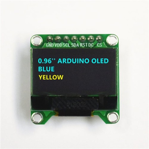 0.96'' ARDUINO OLED BLUEYELLOW