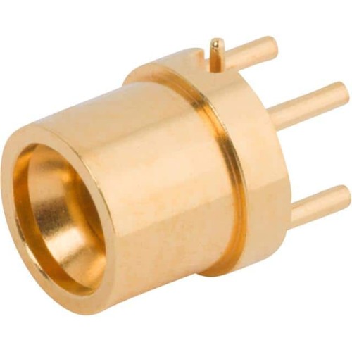 SMPM MALE PCB THRU-HOLE CONNECTO