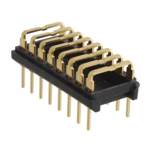 CONN HDR MALE PIN 16POS GOLD