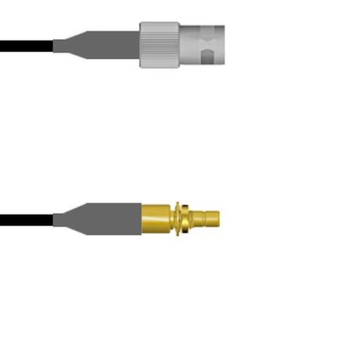 CBL ASSY BNC-SMB JACK RG58 6"