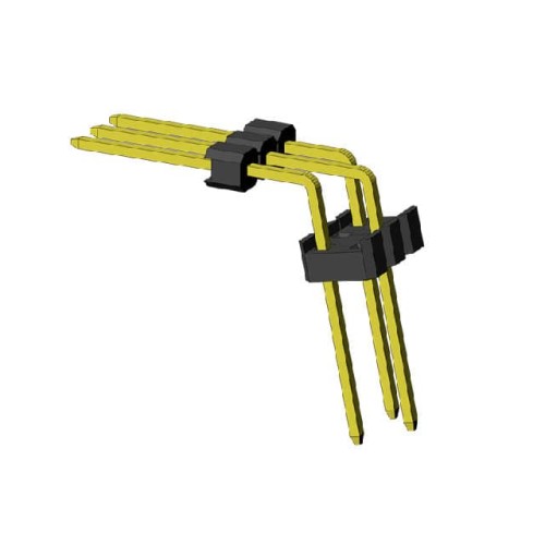 2.54MM PITCH HEADER SINGLE ROW R