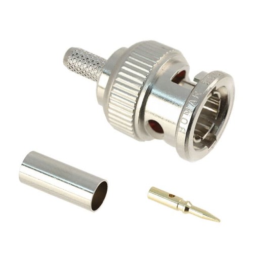 CONN BNC PLUG STR 75 OHM CRIMP
