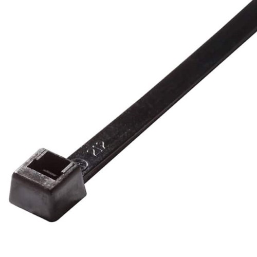 CBL TIE LOCKING BLK 250LB 1.245'