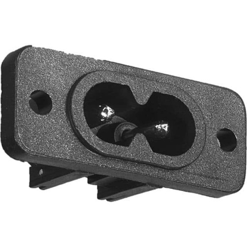 PWR ENT RCPT IEC 320-C8 PNL SLDR