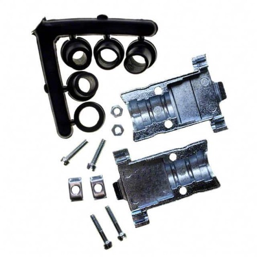 CONN BACKSHELL 9POS 180DEG SHLD
