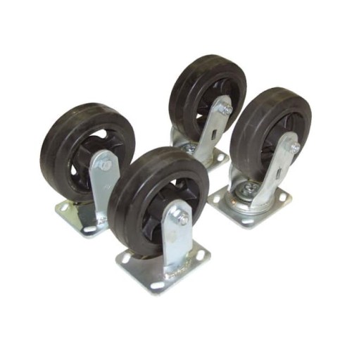 6X2" MOLD-ON-RUBBER CASTER KIT,