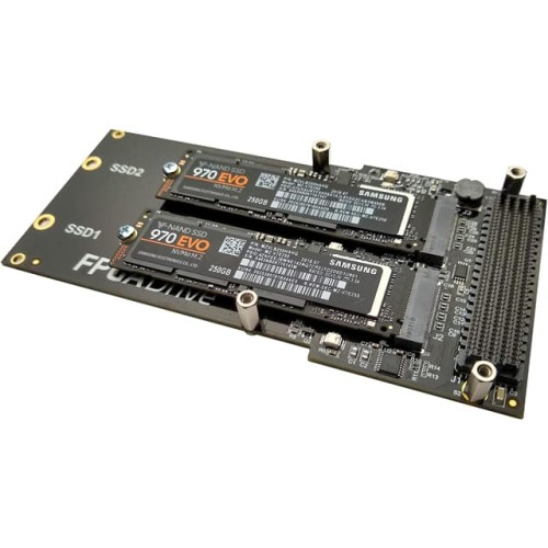 FPGA DRIVE FMC - 2-NVME PCIE SSD