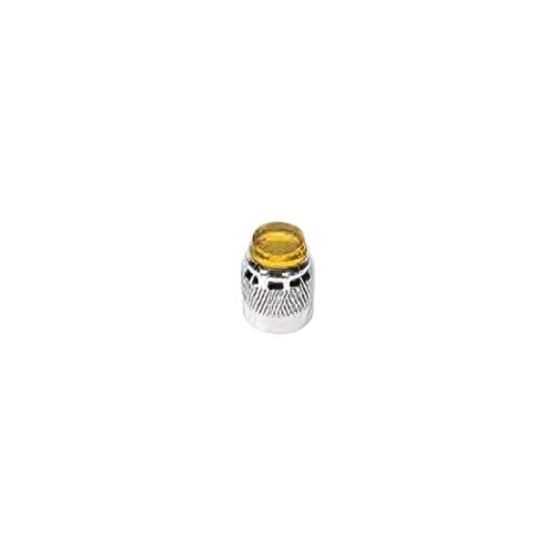 LENS RED PANEL MOUNT THREADED