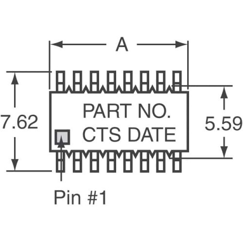 RES ARRAY 7 RES 1.2K OHM 14SOIC