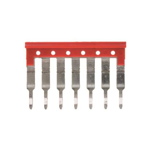 JUMPER TERM BLK 7POS FLAT PIN