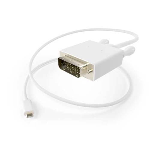 USB-C TO DVI MALE CABLE 3FT