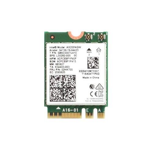 INTEL WI-FI 6 AX200 M.2 , 2230,