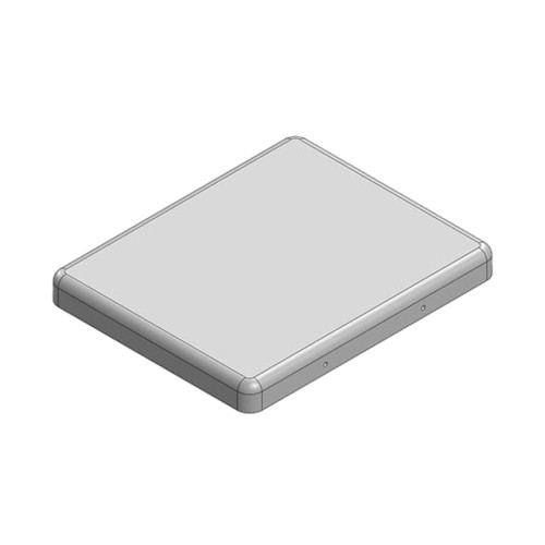 RF SHLD COVER 0.984"X1.205" SNAP