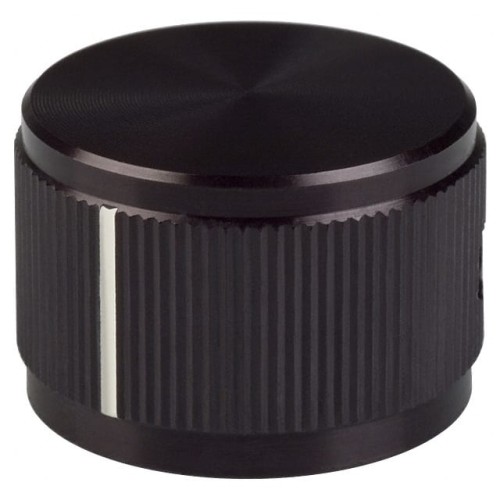 KNOB KNURLED 0.250" METAL