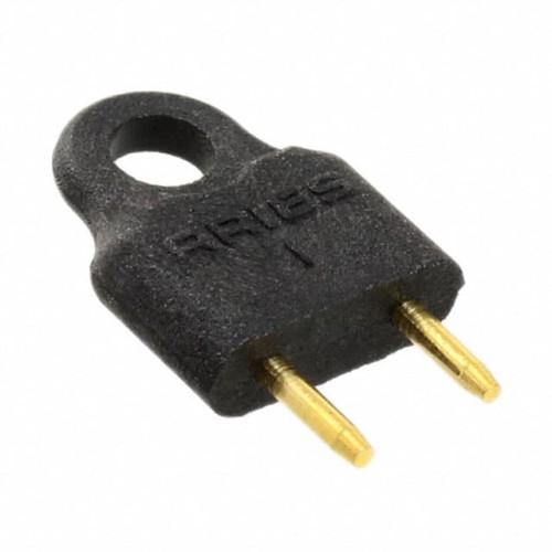 PLUG SHORTING INSULATED BLACK