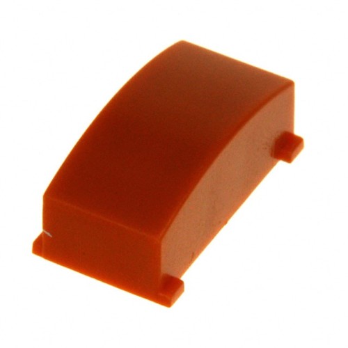 CAP PUSHBUTTON RECTANGULAR ORG