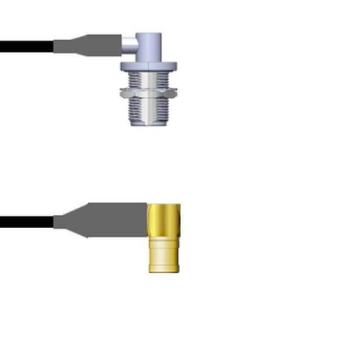 CBL ASSY SMB-N PLG TO JK RG58 1M