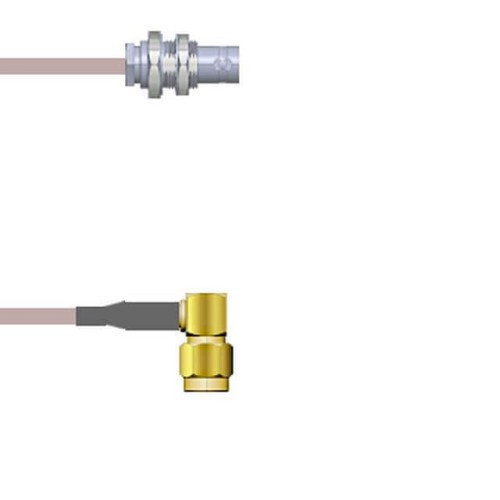 CBL ASSY BNC-SMA J-P RG316 DB 7'