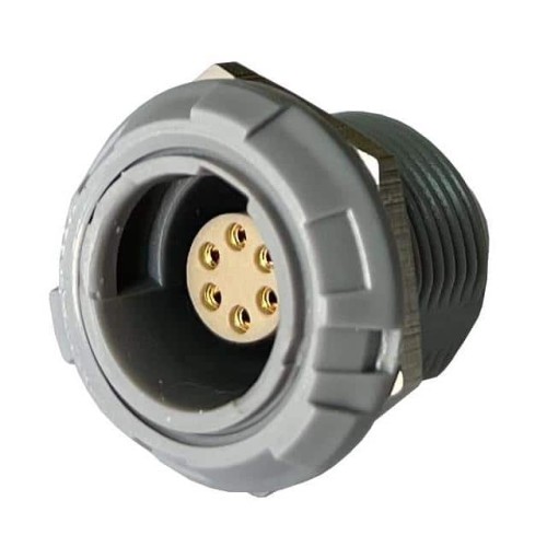 CONN RCPT FMALE 6POS GOLD SLDR