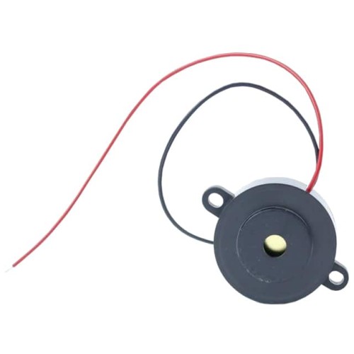 BUZZER PIEZO 12V 32MM FLANGE