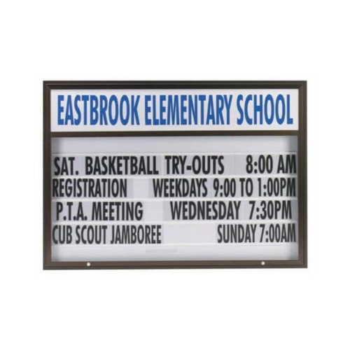 SINGLE SIDED MARQUEE W/ SYMBOL C