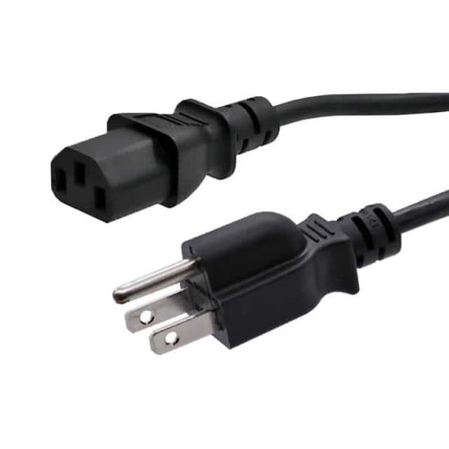 PWR CORD NEMA 5-15P TO C13 10FT