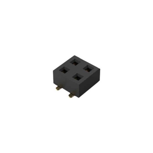 4POS, 2MM PITCH SOCKET, DIL, SMT