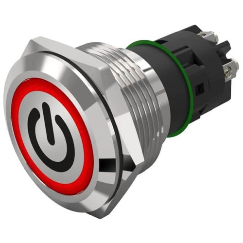 22 MM, ILLUMINATED PUSHBUTTON, S