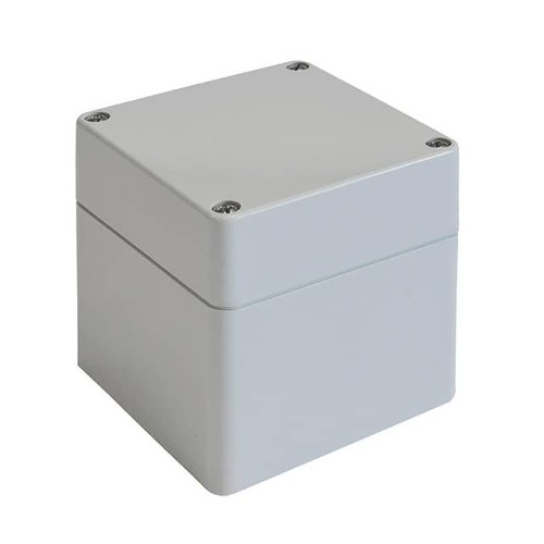 BOX PLAS GRAY 4.803"L X 4.724"W