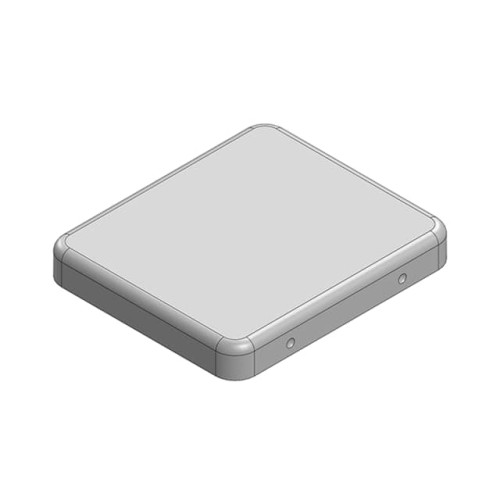 RF SHLD COVER 1.02"X1.177" SNAP