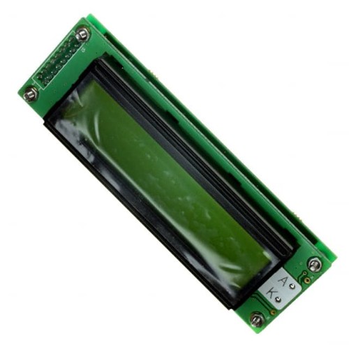 LCD MOD 40DIG 20X2 TRANS YLW/GRN