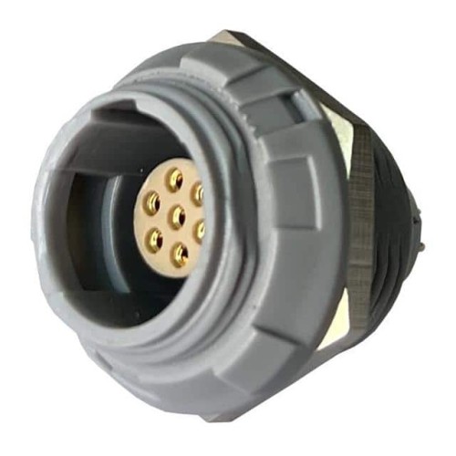 CONN RCPT FMALE 7POS GOLD SLDR