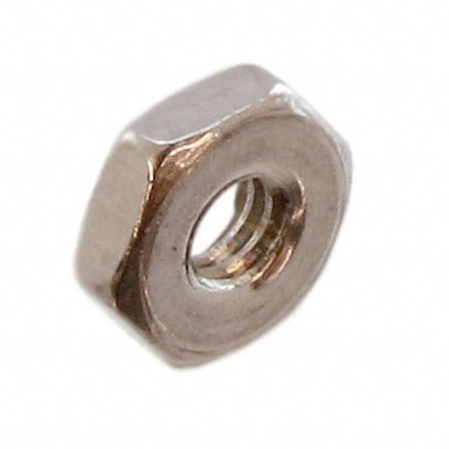 HEX NUT 3/16" STN STEEL 2-56