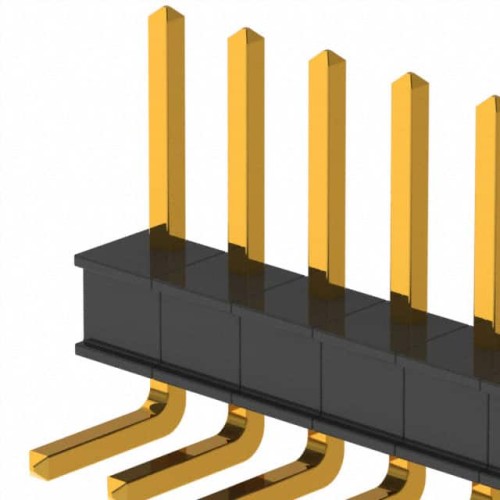 CONN HEADER R/A 8POS 2.54MM