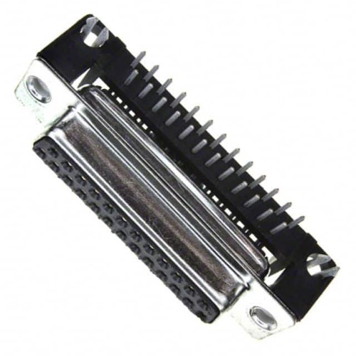CONN D-SUB RCPT 25POS R/A SLDR
