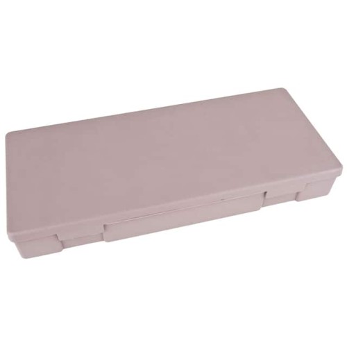 BOX PLASTIC TAUPE 17"L X 7.125"W