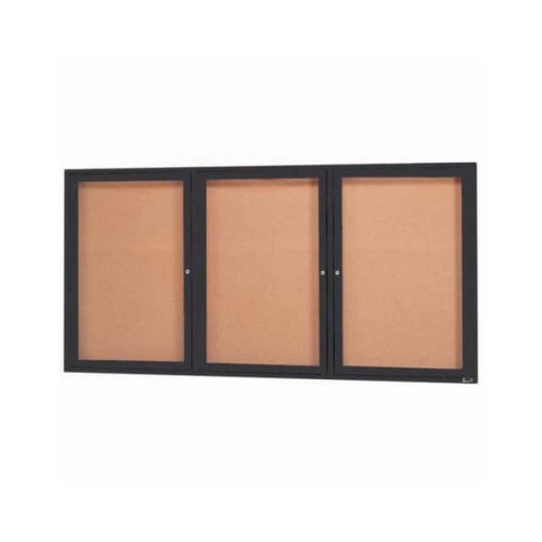 3 DOOR FRAMED ENCLOSED BULLETIN