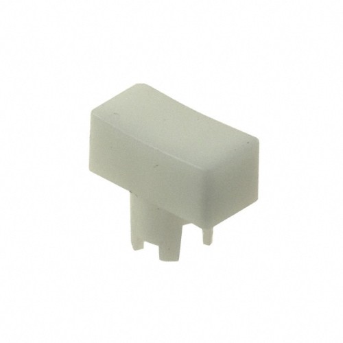 CAP TACTILE RECT FROSTED WHITE
