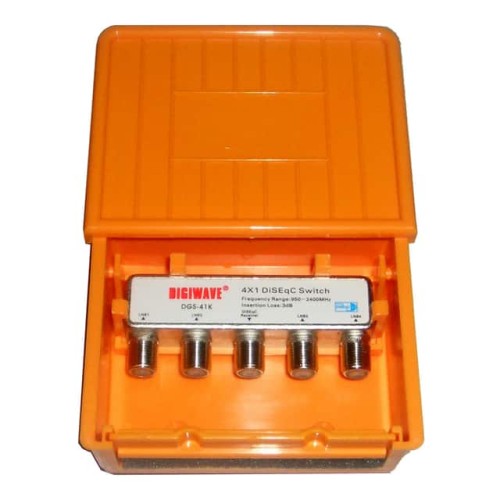 DIGIWAVE 4 IN 1 OUT DISEQC SWITC